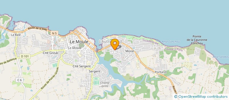 localisation de l'entreprise MONSIEUR PIERRE BALCOT à LE MOULE