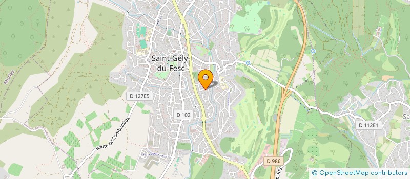 localisation de l'entreprise MONSIEUR PIERRE BALDET à SAINT-GELY-DU-FESC