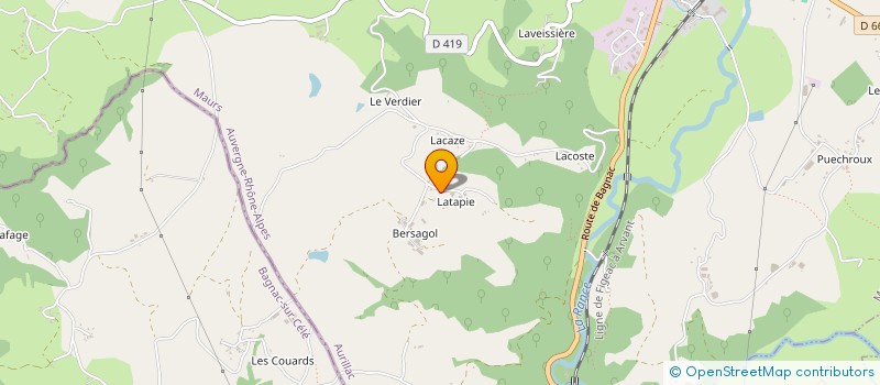 localisation de l'entreprise MONSIEUR PIERRE BALDY à MAURS