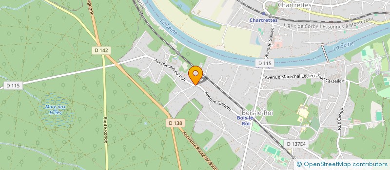 localisation de l'entreprise MONSIEUR PIERRE BALET  BOIS-LE-ROI