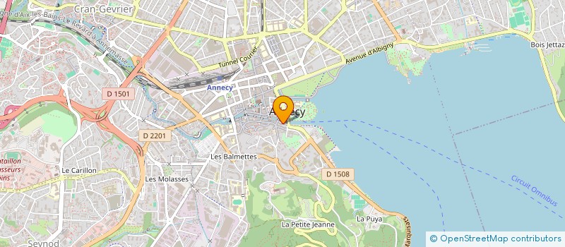 localisation de l'entreprise MONSIEUR PIERRE BALEYDIER à ANNECY