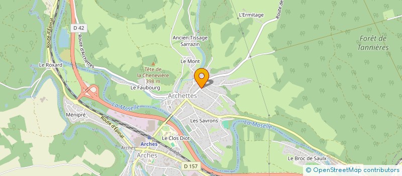localisation de l'entreprise MONSIEUR PIERRE BALLAND à ARCHETTES