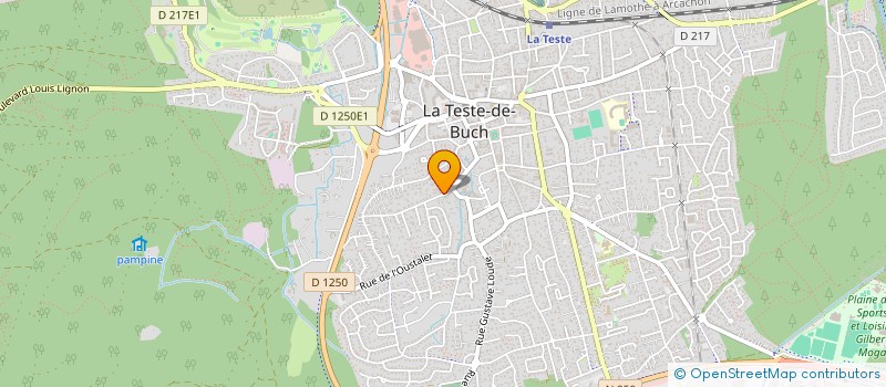 localisation de l'entreprise MONSIEUR PIERRE BALLION  LA TESTE-DE-BUCH