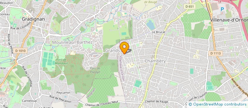 localisation de l'entreprise MONSIEUR PIERRE BANEL  VILLENAVE-D'ORNON