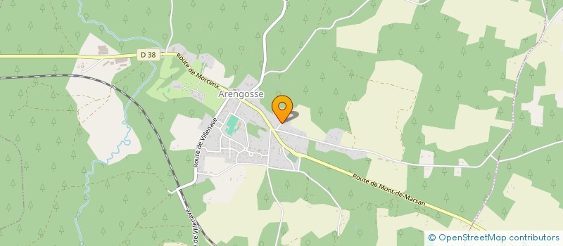 localisation de l'entreprise MONSIEUR PIERRE BANOS  ARENGOSSE