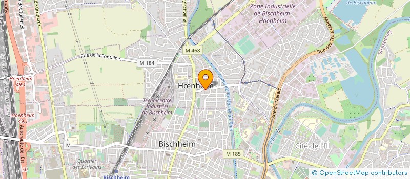 localisation de l'entreprise MONSIEUR PIERRE BANZET  HNHEIM