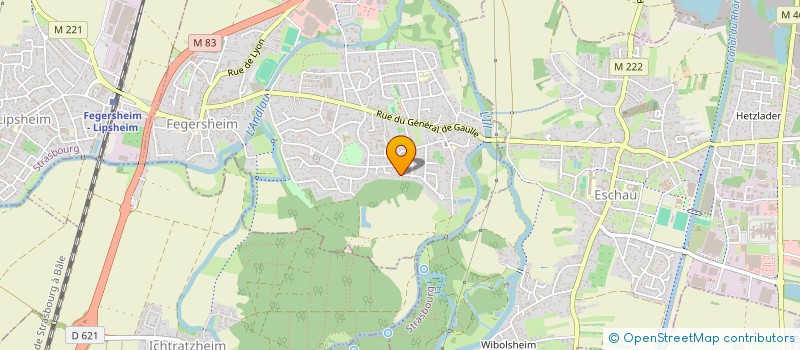 localisation de l'entreprise MONSIEUR PIERRE BANZET  FEGERSHEIM