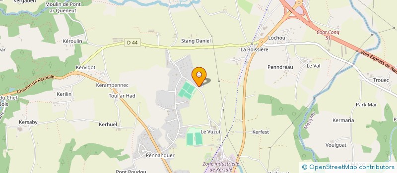 localisation de l'entreprise MONSIEUR PIERRE BAPTISTE GODARD  CONCARNEAU