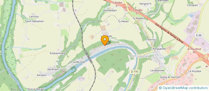 localisation de l'entreprise MONSIEUR PIERRE-BAPTISTE LE BRUN  PORT-LAUNAY