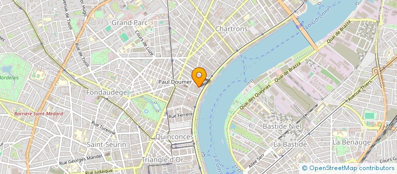 localisation de l'entreprise MONSIEUR PIERRE-BAPTISTE NUCHY  BORDEAUX