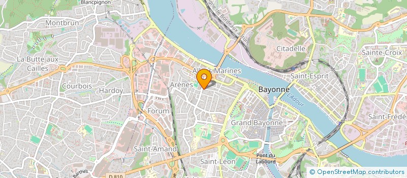 localisation de l'entreprise MONSIEUR PIERRE BARAT à BAYONNE