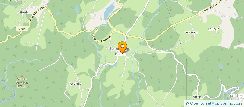 localisation de l'entreprise MONSIEUR PIERRE BARBANCEYS  NEUVIC