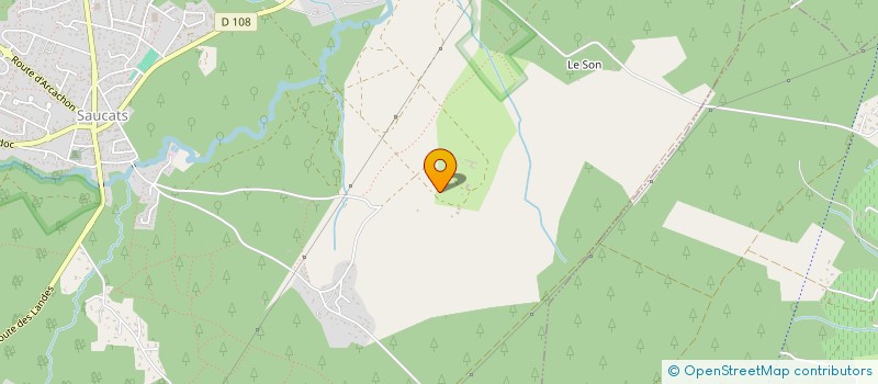 localisation de l'entreprise MONSIEUR PIERRE BARDINET  SAUCATS