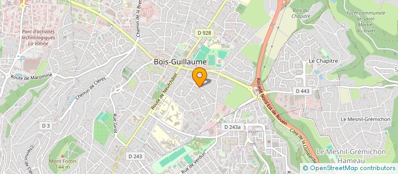 localisation de l'entreprise MONSIEUR PIERRE BARDY à BOIS-GUILLAUME