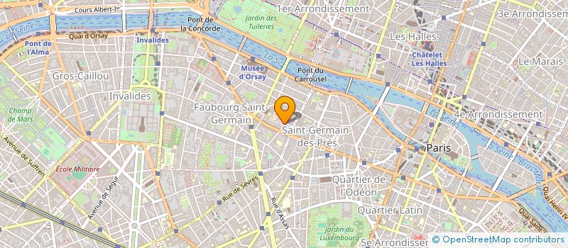 localisation de l'entreprise MONSIEUR PIERRE BARETTI  PARIS