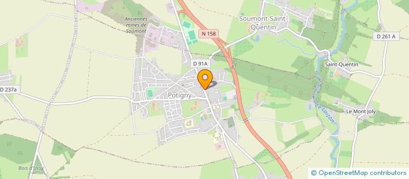 localisation de l'entreprise MONSIEUR PIERRE BARILLER  POTIGNY