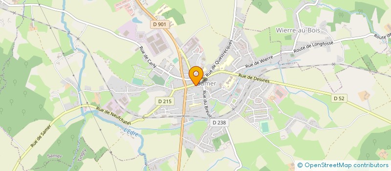 localisation de l'entreprise MONSIEUR PIERRE BARNABE  SAMER