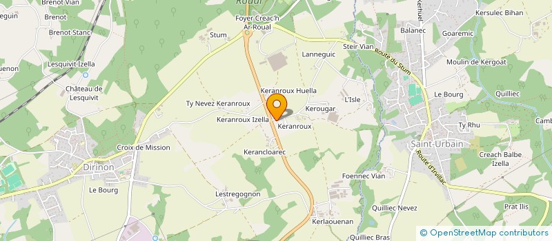 localisation de l'entreprise MONSIEUR PIERRE BARON  DIRINON