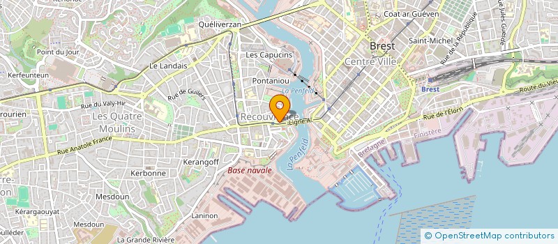 localisation de l'entreprise MONSIEUR PIERRE BARON à BREST