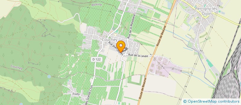 localisation de l'entreprise MONSIEUR PIERRE BARRET  COUCHEY