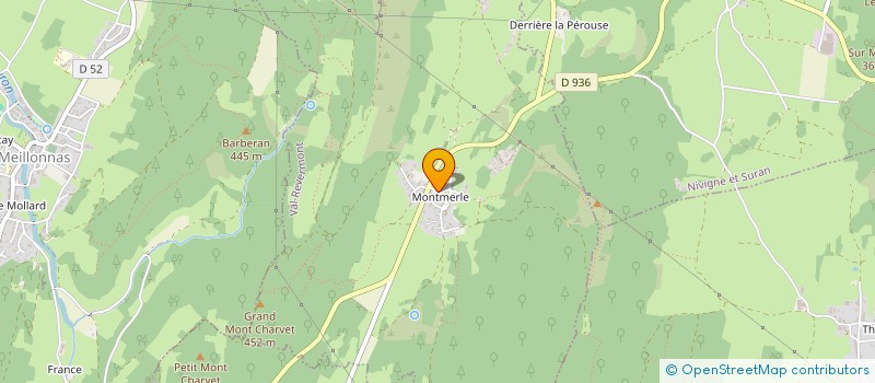 localisation de l'entreprise MONSIEUR PIERRE BARRIER  VAL-REVERMONT