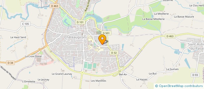 localisation de l'entreprise MONSIEUR PIERRE BARRIOT  CHATEAUGIRON