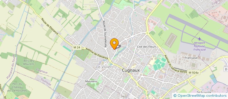 localisation de l'entreprise MONSIEUR PIERRE BARRUEL  CUGNAUX