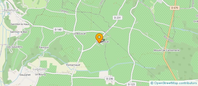 localisation de l'entreprise MONSIEUR PIERRE BARTHE  LUGASSON