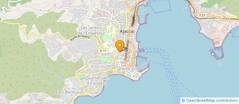 localisation de l'entreprise MONSIEUR PIERRE BARTHELEMY à AJACCIO