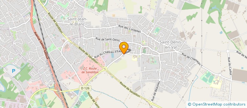 localisation de l'entreprise MONSIEUR PIERRE BARTHELEMY à SAINT-DENIS-EN-VAL