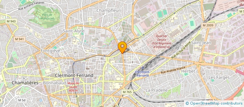 localisation de l'entreprise MONSIEUR PIERRE BARTHELEMY-CHAUVIN  CLERMONT-FERRAND