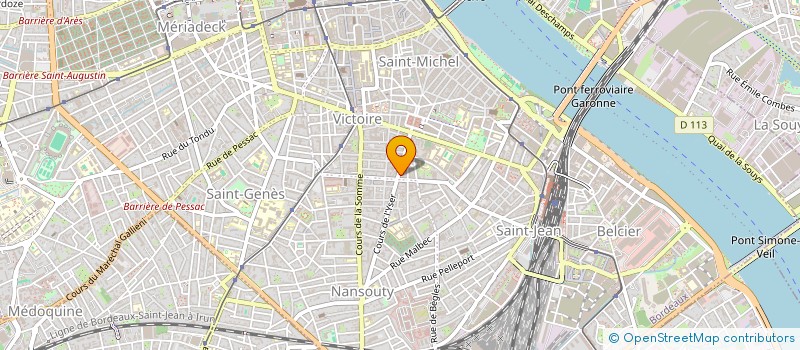 localisation de l'entreprise MONSIEUR PIERRE BARTHERE  BORDEAUX