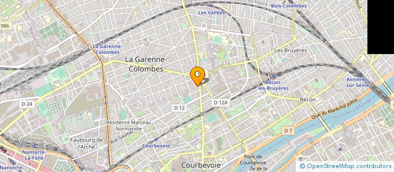 localisation de l'entreprise MONSIEUR PIERRE BARTHOMEUF à COURBEVOIE