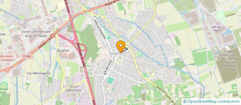 localisation de l'entreprise MONSIEUR PIERRE BASTIDE  VEDENE