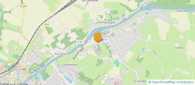 localisation de l'entreprise MONSIEUR PIERRE BASTIEN  SOLESMES