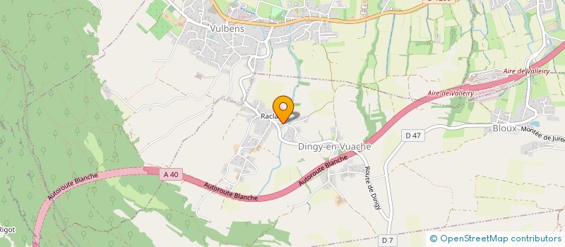 localisation de l'entreprise MONSIEUR PIERRE BATAILLARD  DINGY-EN-VUACHE