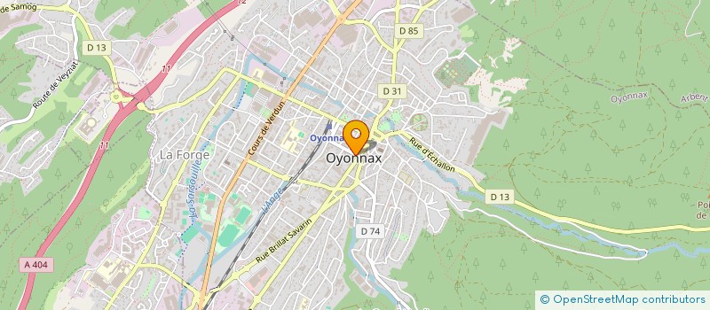 localisation de l'entreprise MONSIEUR PIERRE BATHMAN à OYONNAX