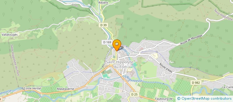 localisation de l'entreprise MONSIEUR PIERRE BATTIN  SAINT-HIPPOLYTE-DU-FORT