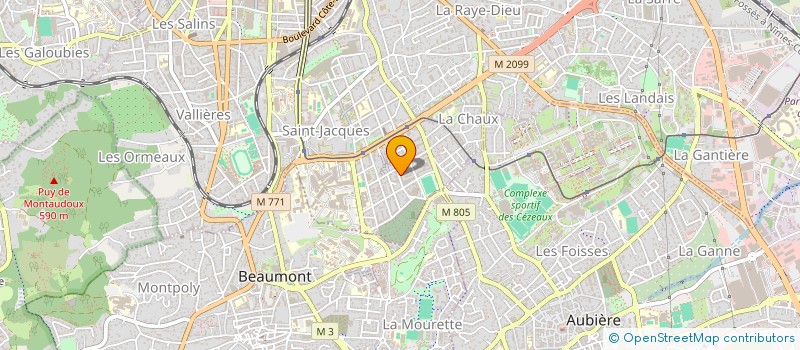 localisation de l'entreprise MONSIEUR PIERRE BATTUT  CLERMONT-FERRAND