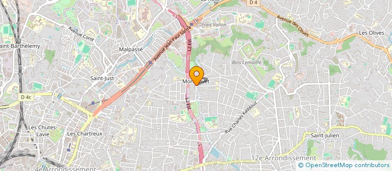 localisation de l'entreprise MONSIEUR PIERRE BAUDE à MARSEILLE