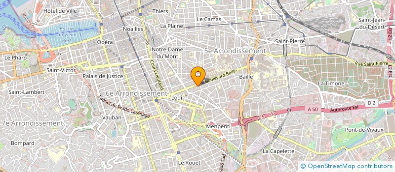 localisation de l'entreprise MONSIEUR PIERRE BAUDIN à MARSEILLE