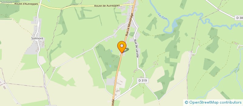 localisation de l'entreprise MONSIEUR PIERRE BAUDIN  ETREAUPONT