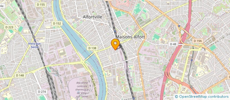 localisation de l'entreprise MONSIEUR PIERRE BAUDRAND à ALFORTVILLE