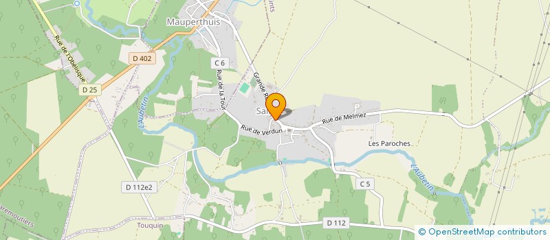 localisation de l'entreprise MONSIEUR PIERRE BAUDRIER  BEAUTHEIL-SAINTS