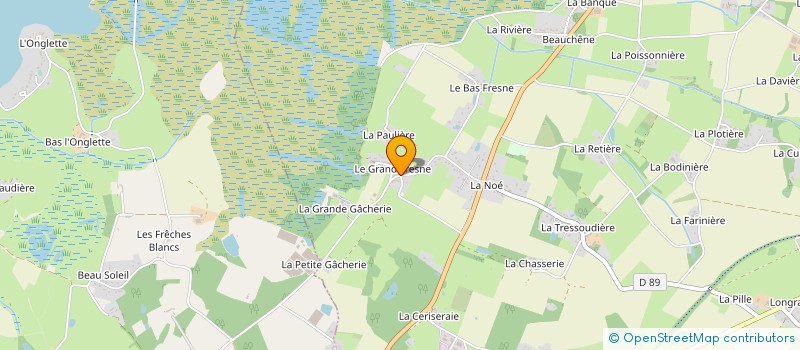 localisation de l'entreprise MONSIEUR PIERRE BAUDRY  SAINT-MARS-DU-DESERT