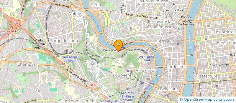 localisation de l'entreprise MONSIEUR PIERRE BAUDRY  LYON