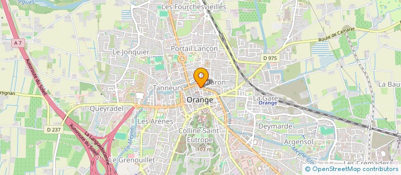 localisation de l'entreprise MONSIEUR PIERRE BAUDUIN  ORANGE