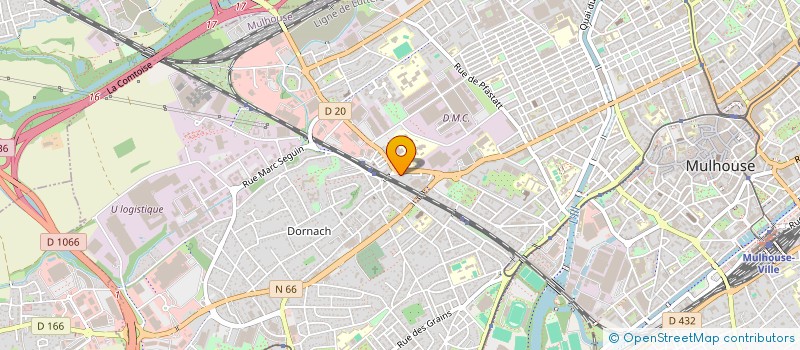 localisation de l'entreprise MONSIEUR PIERRE BAUMANN  MULHOUSE