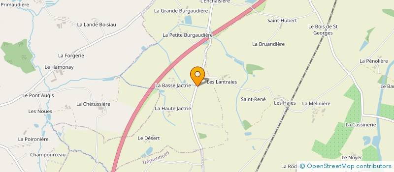 localisation de l'entreprise MONSIEUR PIERRE BAUMARD  CHEMILLE-EN-ANJOU