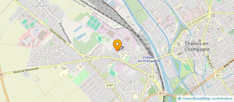 localisation de l'entreprise MONSIEUR PIERRE BAUTIER  CHALONS-EN-CHAMPAGNE